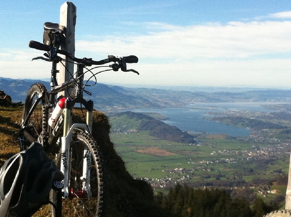 Bike and Lake